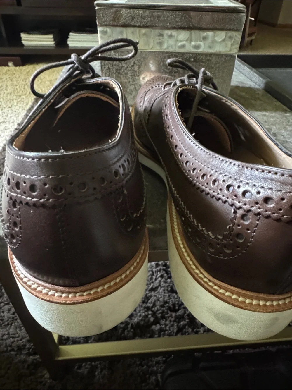 Tod's Brown Leather Oxfords